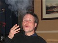2004 Skottland, AA röker på i baren Fenwick hotel(JLo).JPG